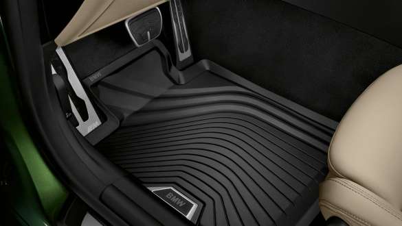 Передние всепогодные коврики BMW BMW 4 серии Cabrio G23 2020 Передние всепогодные напольные коврики BMW, оригинальные аксессуары BMW для BMW 4 серии Cabrio G23 2020