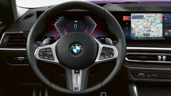 Кожаное рулевое колесо M BMW M240i xDrive Coupe G42 2021 BMW M240i xDrive Coupe G42 2021, кожаное рулевое колесо M