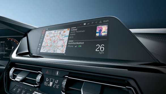BMW Live Cockpit Professional BMW M440i xDrive Cabrio G23 2020 BMW Live Cockpit Professional, салон BMW M440i xDrive Cabrio G23 2020