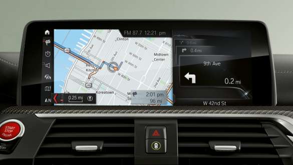 Автомобили BMW X4 M, Система навигации Professional. Автомобили BMW X4 M, Control Display, Система навигации Professional.