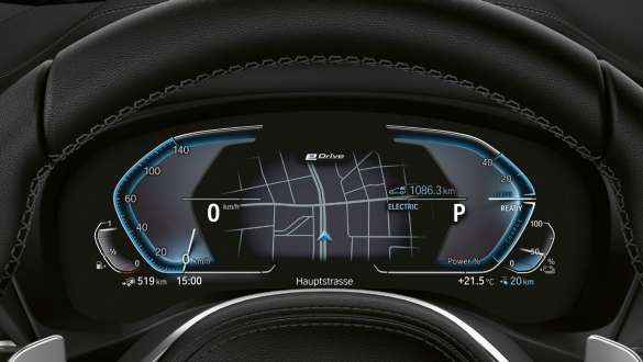 BMW X3 xDrive30e, гибридная приборная панель BMW X3 xDrive30e, гибридная приборная панель