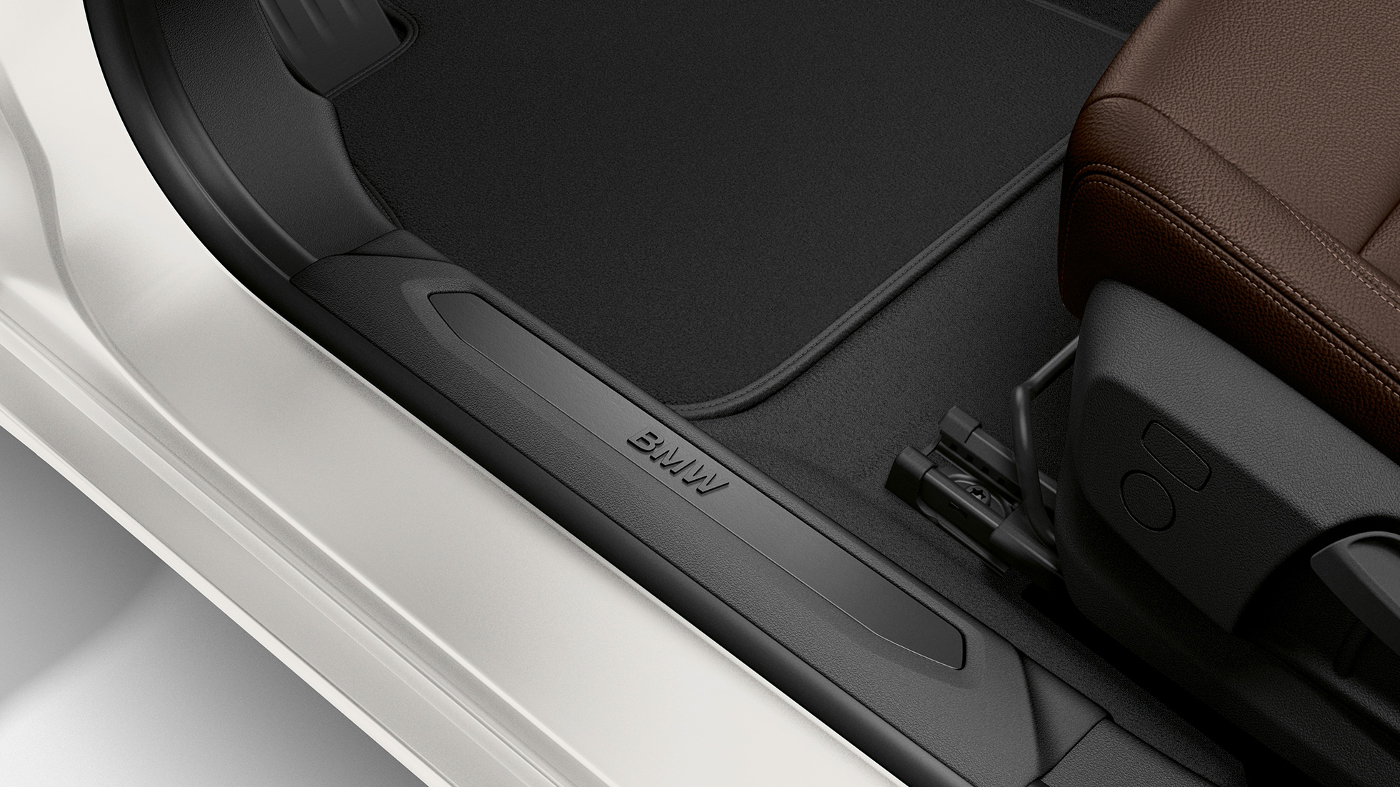 Отделка порогов BMW 2 серии Gran Coupé Модель Advantage Отделка порогов BMW 2 серии Gran Coupé Модель Advantage F44 интерьер