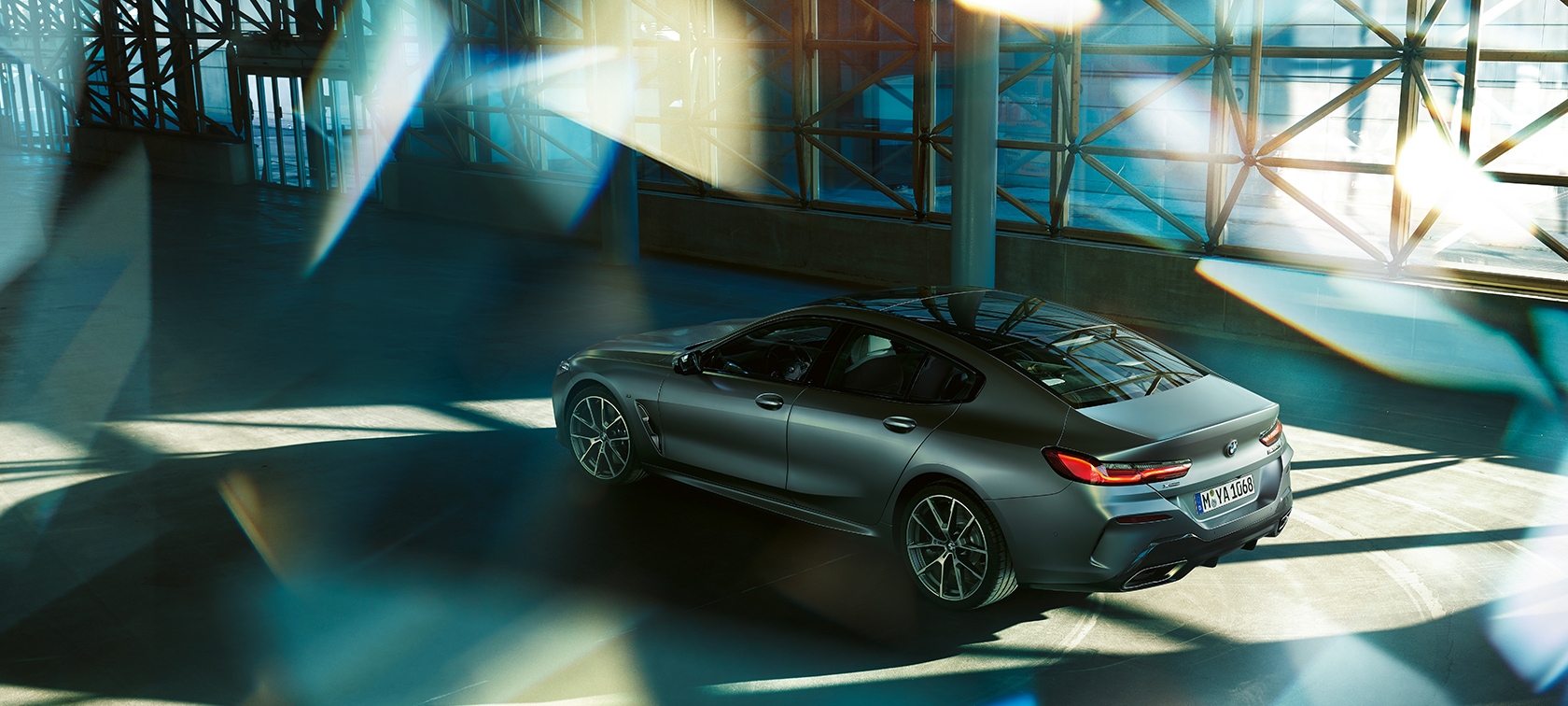 BMW 8 серии Gran Coupé, дизайн, вид сверху BMW 8 Series Gran Coupé, дизайн, inform, данные, оборудование