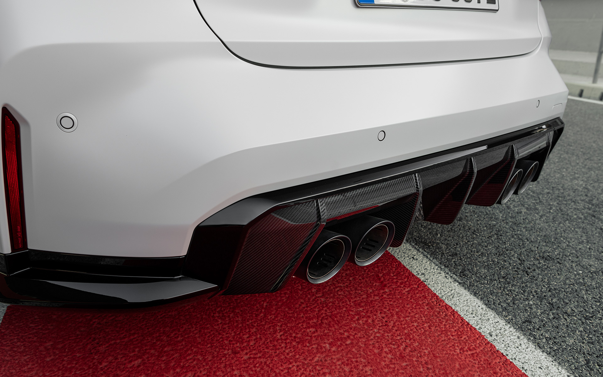 Титановый глушитель M, BMW M3 CS G80 BMW M3 CS G80, титановый глушитель M