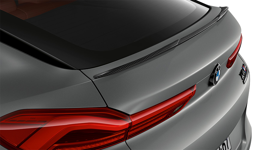 BMW X6 M Competition F96, 2023, карбоновый задний спойлер M