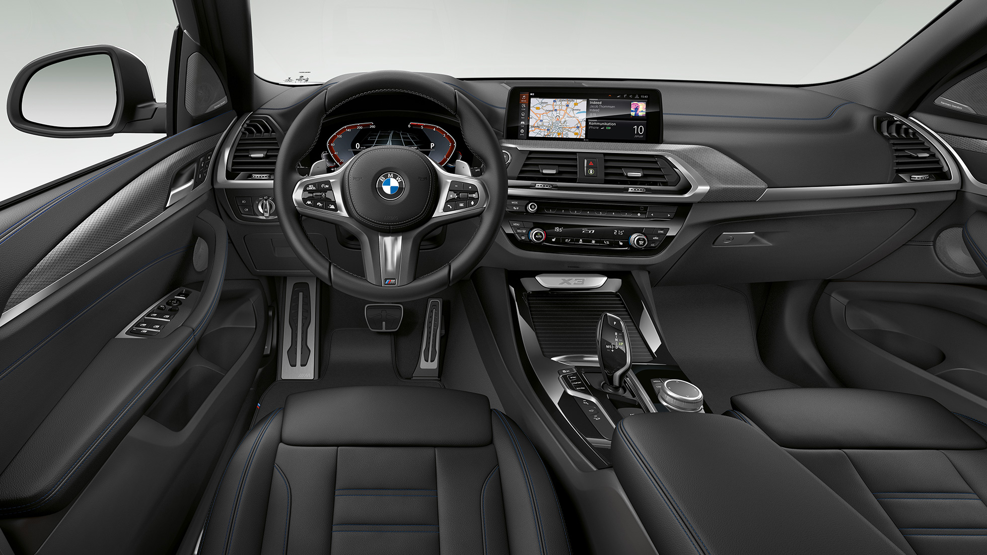 BMW X3 M40i, модель M Sport, салон BMW X3 M40i, модель M Sport, салон