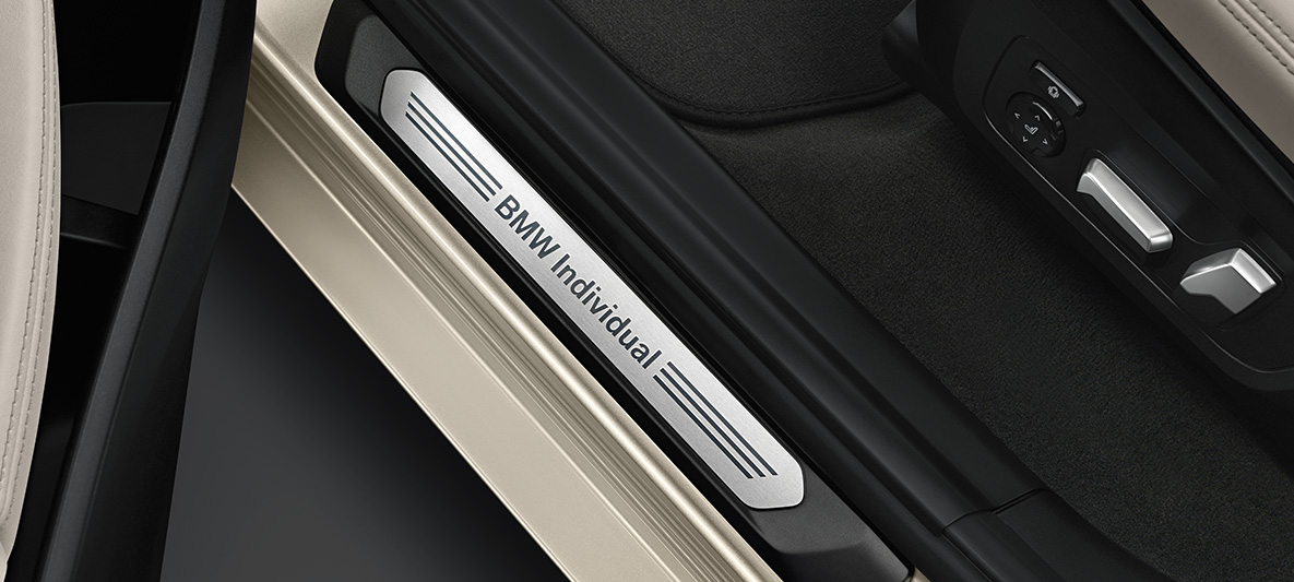 BMW X3, накладка на пороги BMW Individual с обозначением BMW Individual BMW X3, накладка на пороги BMW Individual с обозначением BMW Individual