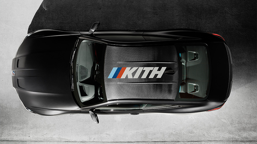 BMW M4 Competition Edition x KITH G82 2020 BMW Individual Frozen Black, вид сверху на сером фоне BMW M4 Competition Edition x KITH G82 2020 BMW Individual Frozen Black, вид сверху на сером фоне