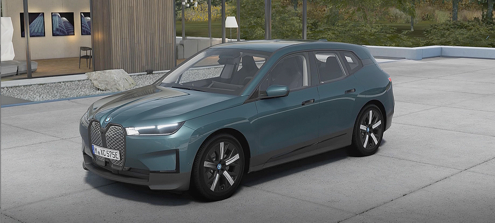 Анимация BMW iX, устойчивое развитие BMW Устойчивое развитие BMW, анимация BMW iX