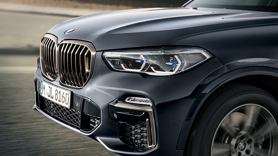 BMW Protection Vehicles имеет двойную решетку радиатора BMW Protection Vehicles оснащен двойной решеткой радиатора BMW Details